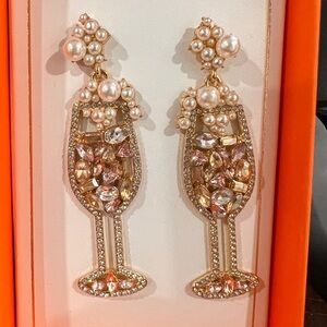 CHRISTIAN SIRIANO | champagne earrings
